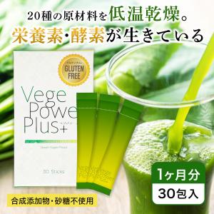 青汁 乳酸菌 酵素 ベジパワープラス 30包 アビオス スピルリナ 有機 粉末 ケール｜monopole