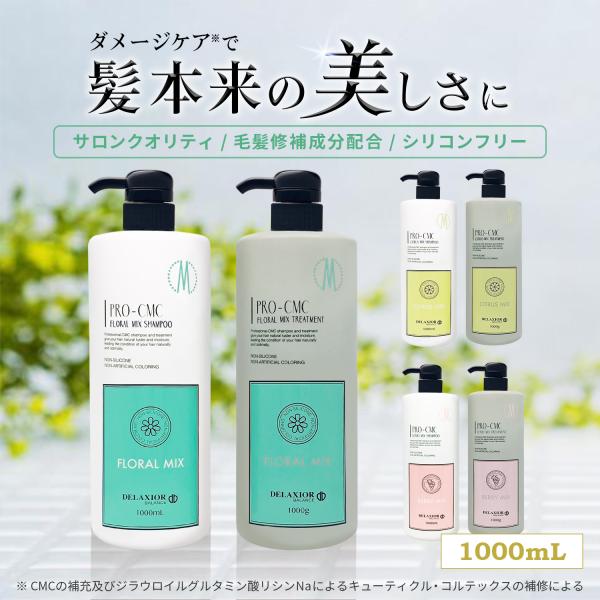 デラクシオ プロ CMC 1000ml シャンプー リンス トリートメント セット サロン専売 アミ...