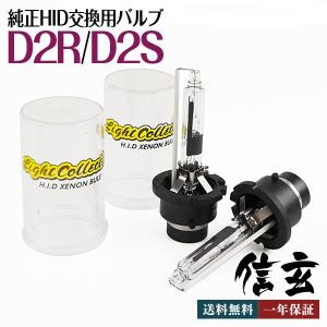 信玄 純正交換用バルブ 35W D2R D2S 4300K 6000K 8000K 12000K 選択式 HIDバルブ バーナー