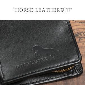 深型折り財布 メンズ 正規販売店 金運 馬革 ...の詳細画像5