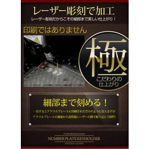 ナンバープレート風キーホルダー 愛車 ナンバー...の詳細画像2
