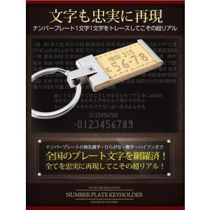 ナンバープレート風キーホルダー 愛車 ナンバー...の詳細画像3