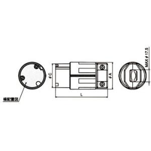 �R�[�h�R�l�N�^�{�f�B ���|�`�ڒn3P �A�����J���d�@ 4224N-IV