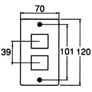 �R���Z���g�p�v���[�g ���n�`15A�E20A�����p �A�����J���d�@ 1041A