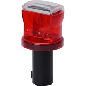 LED警告灯 平型 ソーラー式 モノタロウ 赤