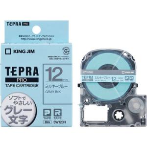 �e�v��PRO�e�[�v �J���[���x���i�\�t�g�j �L���O�W�� SW12BH �~���L�[�u���[/�O���[����