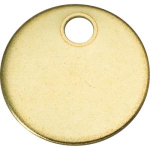25mm [ブラス]タグブランク エスコ EA5...の商品画像