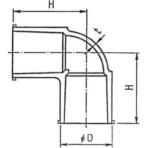 TSエルボ アロン化成 TSL 30の詳細画像1