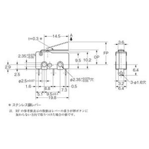 超小型基本スイッチ 形SS オムロン（omron） SS-5GL-F SS5N4055A