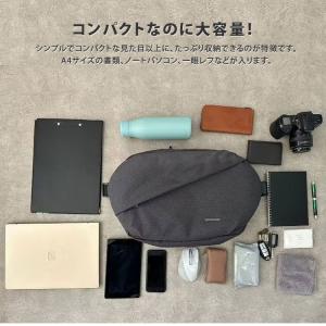 QUICK PACK 13 ボディバッグ クイックパック NIG A4 ノート