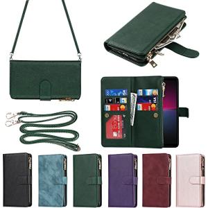 Eastwave Xperia 10 IV ケース ソニー Sony エクスペリア 10 IV SO-52C SOG07 縄掛けケース 手帳型 財布型 ICカード コインポ