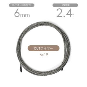 ゴクナンワイヤー 24mm 黒(O/O) 両アイロック加工 加工販売 ゴクナンワイヤー 24mm 黒(O/O) 両アイロック加工 加工販売