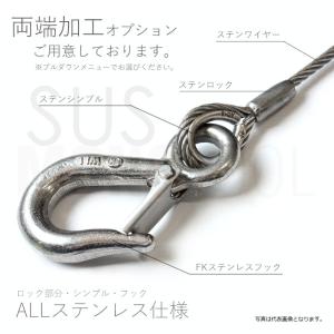 ステンレスワイヤー 7x19 6mm カット販...の詳細画像1