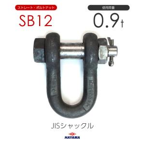 JIS規格 SBシャックル SB48 黒 使用荷重14t : モノツール - 通販