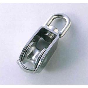 【ひめじや】豆ブロック 1車 ステンレス MB-32 S314 使用ロープ径~φ12 滑車