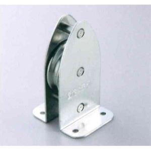 【ひめじや】固定ブロック 縦型 1車 50mm ステンレス K50-9 使用ロープ径~φ8 滑車