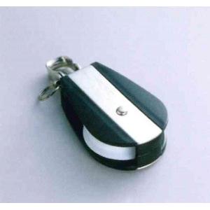 【ひめじや】Aブロック 1車 AD-2 40mm(回転式)使用ロープ径~φ8 滑車