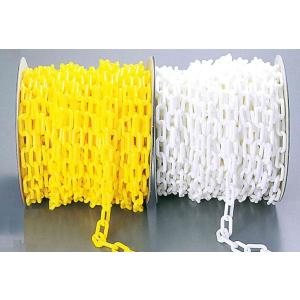 【ひめじや】【チェーン】プラスチックチェーン 白 呼び径 8mm PCC-8 20M 1丸 プラチェ...