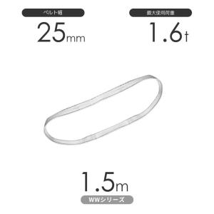 ソフトエンドレススリング 2m 107mm オレンジ 使用荷重10t 強力 ソフトエンドレススリング 2m 107mm オレンジ 使用荷重10t 強力