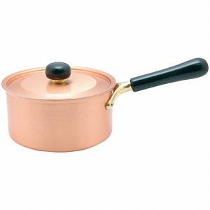 新光金属 200VIH対応 アンティーク 銅IH片手鍋 18cm IH-101 
