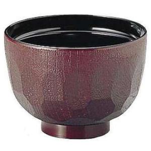 メラミン食器 亀甲小吸物椀(親)溜 福井クラフト