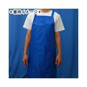 福田商店 業務用 らくらくドライエプロン（水洗い用）D−1 ブルー