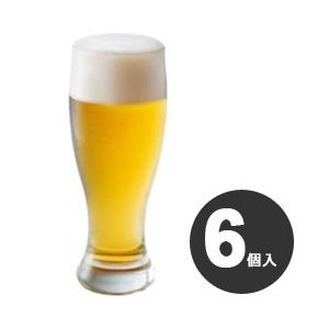 石塚硝子　業務用　ビアグラス　AXビアテイスト　420　420ml　B-6255　6個入