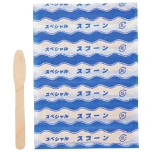 神堂 竹のたより 木製 アイスクリームスプーン袋入 Lサイズ 300本