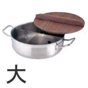21-0 TKGプロ 電磁用丸型おでん鍋 木蓋付 大(TKG フード 21-0 TKGプロ 電磁用丸型おでん鍋 木蓋付 大(TKG フード