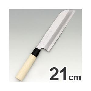 實光刃物 和包丁 上作 鎌薄刃庖丁 片刃 21cm 17505 : モノタス
