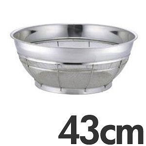 井上金網工業 日本製 18-8 ステンレス ジャンボざる 40cm (10升用