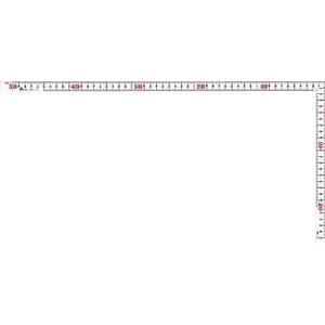 シンワ　曲尺　ホワイト名作　同厚　３０ｃｍ　表裏同目　11100