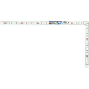 シンワ 曲尺同厚 ホワイト 50cm/1尺6寸 併用目盛 名作　11106｜monoyell