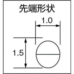 フジ矢 ミニテック ショートノーズラジオペンチ...の詳細画像2