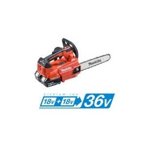 マキタ 250mm充電式チェンソー MUC256DGFR (赤)(18V+18V/6.0Ah  
