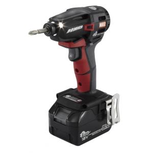 MAX 充電式静音インパクトドライバ PJ-SD102-B2C/1850A (電池パックJP-L91...