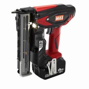 MAX　TJ-35FN3-BC/1850A　充電式フィニッシュネイラ (18V/5.0Ah) (バッテリJP-L91850A・充電器JC-925A・ケース付) (PJ91656)