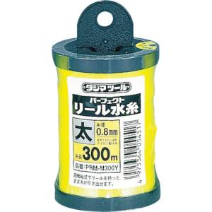 タジマ パーフェクトリール 水糸 蛍光イエロー/太 PRM-M300Y