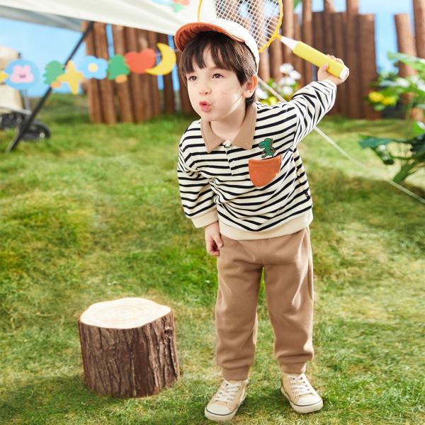 POLO キッズ　子供服　スウェット　上下セット　秋 かわいい　男の子　女の子
