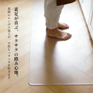 透明 キッチンマット 拭ける 60×180cm...の詳細画像3