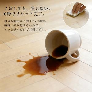 透明 ダイニングマット 拭ける 江戸間6畳 2...の詳細画像3