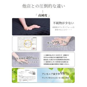 マットレス スモールセミシングル 三つ折り折り...の詳細画像3