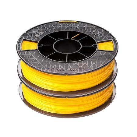 Afinia プレミアム フィラメント ABS 黄色 1000g (2x 500g) (2パック)