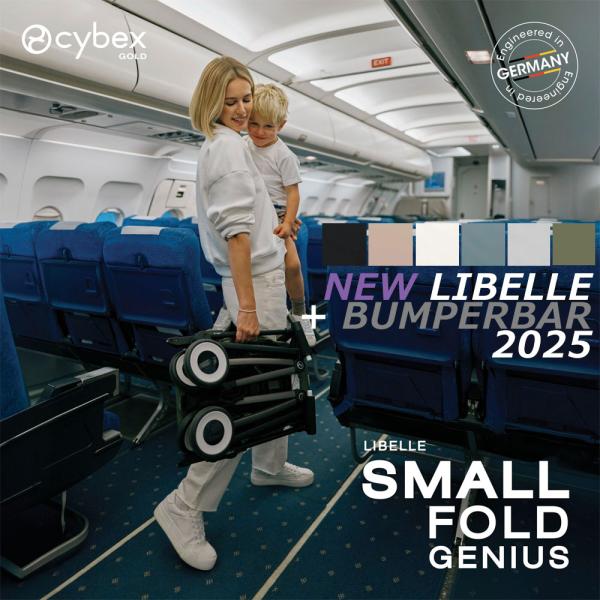 リベル 2025 + バンパーバー 超軽量ストローラー NEW LIBELLE cybex GOLD...
