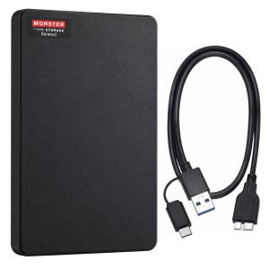 AIOLO INNOVATION 3年保証 外付けHDD 500GB ポータブルハードディスク