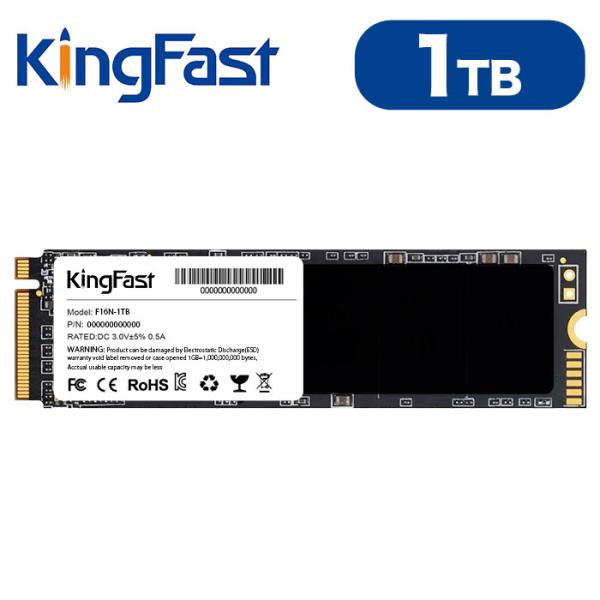 Kingfast 1TB NVMe SSD PCIe Gen 4.0×4 (R: 5,100MB/s...