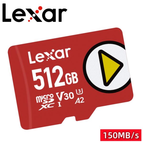 Lexar PLAY 512GB microSDXC UHS-Iカード 最大150MB/秒読み取り ...