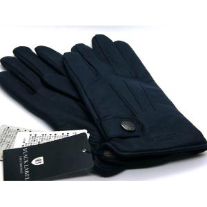 ブラックレーベル クレストブリッジ BLACK LABEL 手袋 グローブ 羊革 レザー  バーバリー ライセンス 正規品 新品 送料無料 CB115
