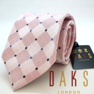 ダックスロンドン DAKS LONDON ネクタイ 麻 シルク 絹 正規品 新品 送料無料 DK072｜monstyle