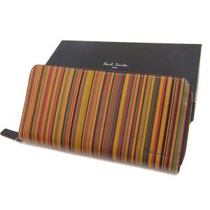 ポールスミス Paul Smith 長財布 マルチストライプ...